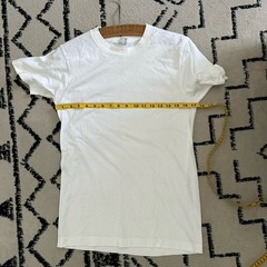 Vintage BVD Plain White T Shirt Men’s S Single Stitch Made In The USA