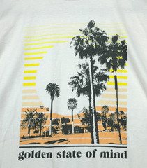 Cannabox Exclusive Shirt Large Golden State Of Mind California Cannabis Logo Tee