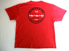 OCEANSIDE CA Men’s Sz. XL (W 24in x L 30in) 100% Cotton ORANGE