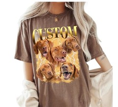 Custom Cotton Photo T-Shirt Personalized Kids Collage Family Gift