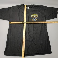 US Navy Shirt Mens Large Battle Space Fighting Eagle Tee Short Sleeve Black