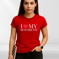 I Love My Girlfriend T-Shirt Gift Joke Mens Birthday Gift Top Tee Valentines Day