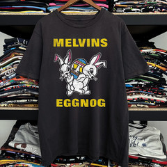 Aged Melvins Eggnog Washed T-Shirt Black XXL