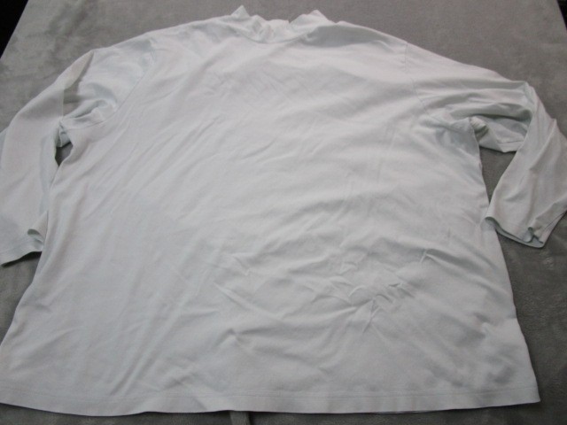 Murano Liquid Luxury Shirt Mens 4XB White Long Sleeve Cotton Tee