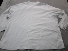 Murano Liquid Luxury Shirt Mens 4XB White Long Sleeve Cotton Tee