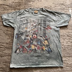 Vintage 2004 The Mountain Butterfly Tee Tie Dye Womens XXL Nature Leather Tag US