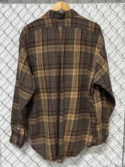 Polo Ralph Lauren Blake Brown Long Sleeve Plaid Shirt Size XL
