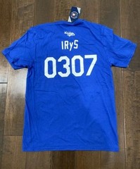 Official LA Dodgers x Hololive Night IRYS T-Shirt 7/5/25 Size MEDIUM