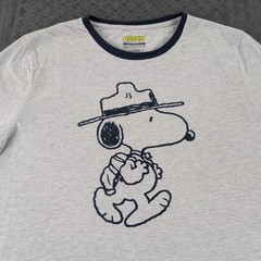 Peanuts x Aeropostale T Shirt Ringer Tee Snoopy Short Sleeve Men XL