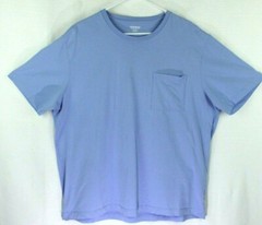 Goodthreads T-Shirt Men XXL 2XL Blue Pocket Crew Neck Short Sleeve Tee