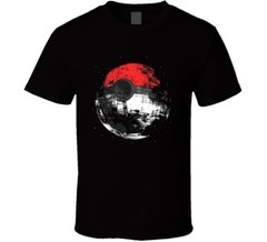 Poke Ball Pokeball Death Star Game Wars Gaming Funny T Shirt Tee Gift New