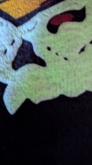 Vintage Wizard Wear Glow In The Dark Skulls Sz L 22×28 Rare Distressing