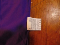 Nike Vintage Kobe Bryant Kobe Never Stops T shirt Mens XXL 2XL Purple Dri Fit