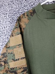 Men’s Tactical Quarter Zip Airsoft Combat Shirt 1/4 Zip Active Paintball Shirt S