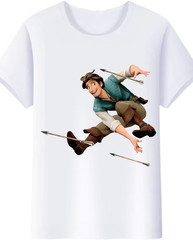Disney Fun Blouse Tangled Princess Ladies T-shirt Men Women Unisex 14