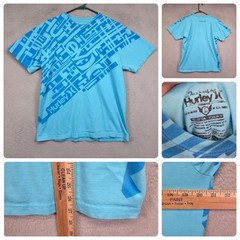 Y2K Hurley Shirt Lot of 2 Mens L Pink Blue Freedom of Choice Graphics Print Tee