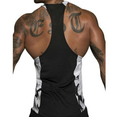 Mens Camo Stringer Sleeveless Tank Tops Gym Sports Workout Fitness Vest T-Shirts