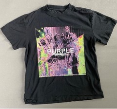 Purple Brand Men’s Digital Print Streetwear Urban Shirt Size S