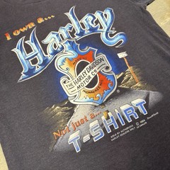 Vtg 80s Harley Davidson Shirt 3d Emblem Own A Harley … Medium