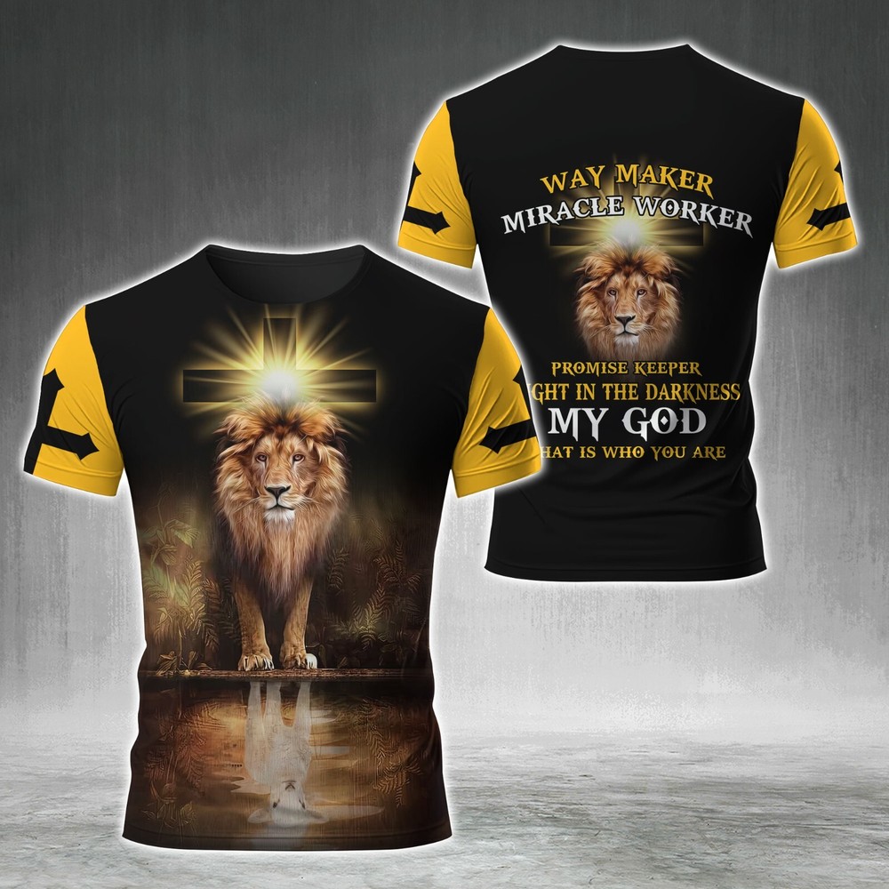 Custom Name God Jesus Christian AOP shirt 3D shirt Full Size S-5XL