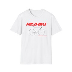 Nishiki Bicycles Cycling Jersey T Shirt Vintage ’82 Promotional Tee Reproduction