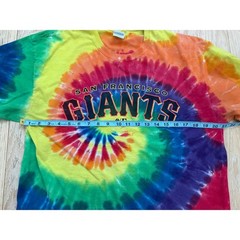 PORT & COMPANY Mens San Francisco Giants Tie Dye MLB Baseball Festival Tee L