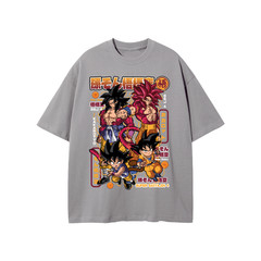 Dragon ball GOKU Super Saiyan T-Shirt Manga DBGT Anime Graphic Tee All Size