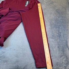 Murano Liquid Luxury Mock Neck Shirt Mens 3X Large Tall Burgundy Long Sleeve NWT