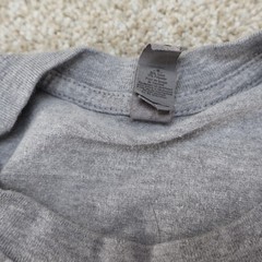 DC Nuthouse Ride or Abide Graphic T-Shirt Mens Medium Gray (see photo for flaw)