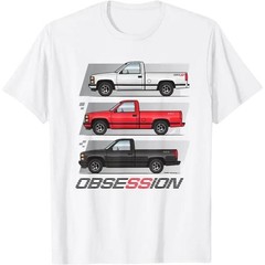 Truck Obsession T-Shirt 454 SS Chevy Pickup Graphic Classic Muscle Truck Tee
