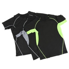 US Mens Breathable T Shirt Cool Dry Sports Running Performance Wicking Gym Top