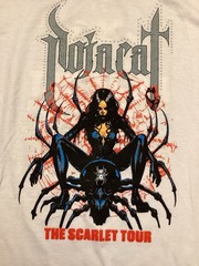 Doja Cat “The Scarlet Tour 2023” White Short Sleeve Graphic T-Shirt XL.