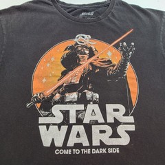 Star Wars Darth Vader Come To The Dark Side Graphic T Shirt Mens Black Large