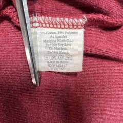 The Normal Brand Shirt Mens Large Red Crewneck Long Sleeve Chest Pocket Heavy
