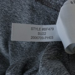J. CREW HEAVY PREMIUM WEIGHT MARLED HEATHER GRAY POCKET TEE T-SHIRT L