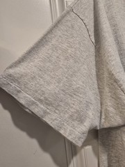 Hanes Heavyweight Cotton Shirt XXL Gray Blank Single-Stitch
