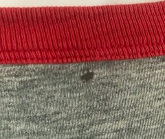 Big Daddy Men’s Sz 3XL Graphic Print 1 bd Logo Contrasting Trim Red Grey T-shirt