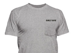 Mens Salt Life Tiki Hour Graphic Pocket Short Sleeve T-Shirt – Large – NWT