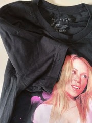 Size Large Mariah Carey Black Billie T-Shirt NEW SEE PHOTOS