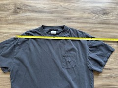 Ksubi Pocket T-Shirt Men’s XL Gray Made in Portugal Drawstring Hem Cotton Tee