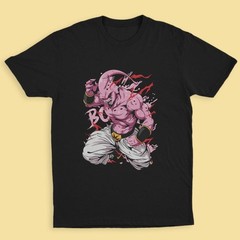 Majin Buu DBZ Dragon Ball Z T-Shirt Anime Graphic Tee Unisex Black Cotton S-5XL
