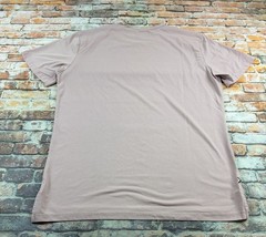 Cuts Clothing Split-Hem Shirt Mens L Crewneck Solid Casual Tee Top