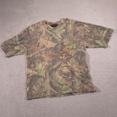 Liberty Shirt Mens Large Brown Camo Pocket Tee Hunting Advantage Outdoor