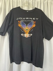 Journey Band T Shirt Revelation Tour 2008 Size 2X Anvil Tear Away Label