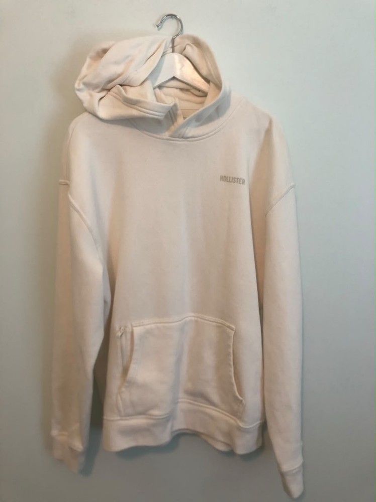Hollister men Sweat Shirt white Relax Fit XL