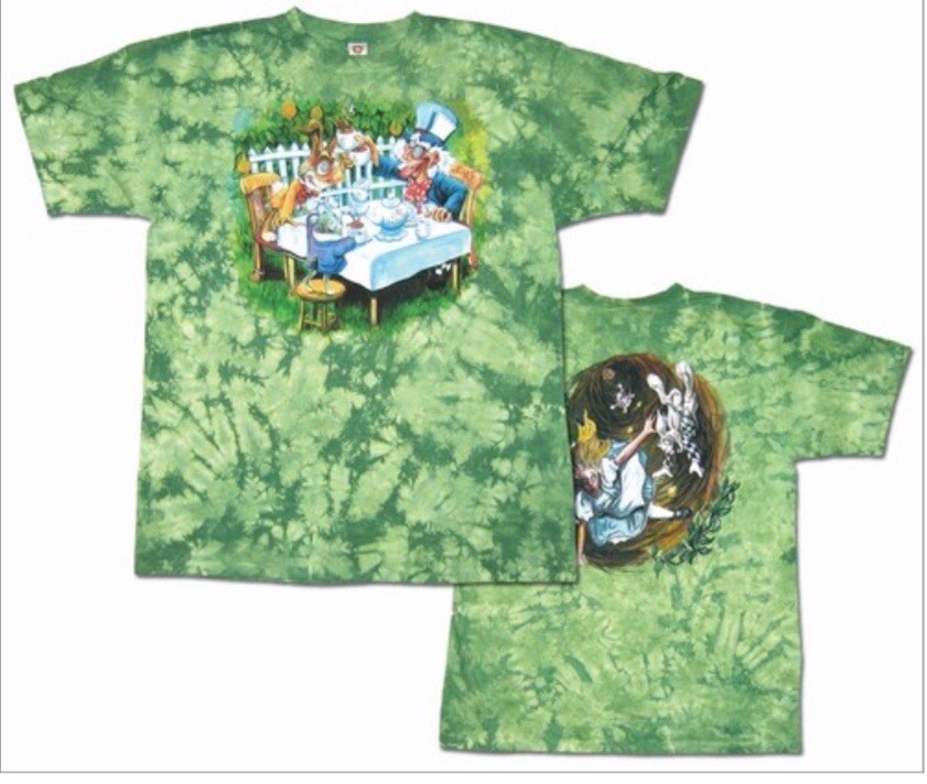Alice in Wonderland Tea Party tie dye shirt – Alice in Wonderland – all sizes