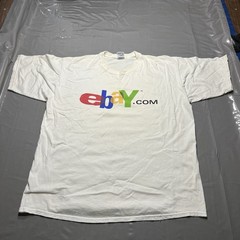 Vintage eBay T Shirt XL Mens 90s Promo Spell Out Reseller USA Fruit Of The Loom