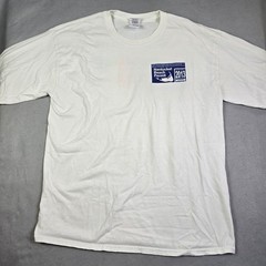 Nantucket Beach Permit Shirt Lot 2 Men L Blue White Coastal Nautical 2013 & 19