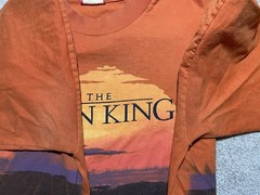 Vintage Lion King Disney Safari Horizon AOP T-Shirt XL Single Stitch 90s