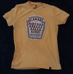 Goldtoe Mustard Kendrick Lamar Size Small Not Like Us Tee Yellow
